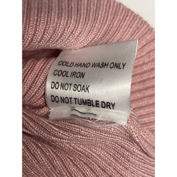 Princess Polly Women's Tank Top Knit Sweater Key Hole Pink Size XS Small Ribbed - Picture 7 of 7